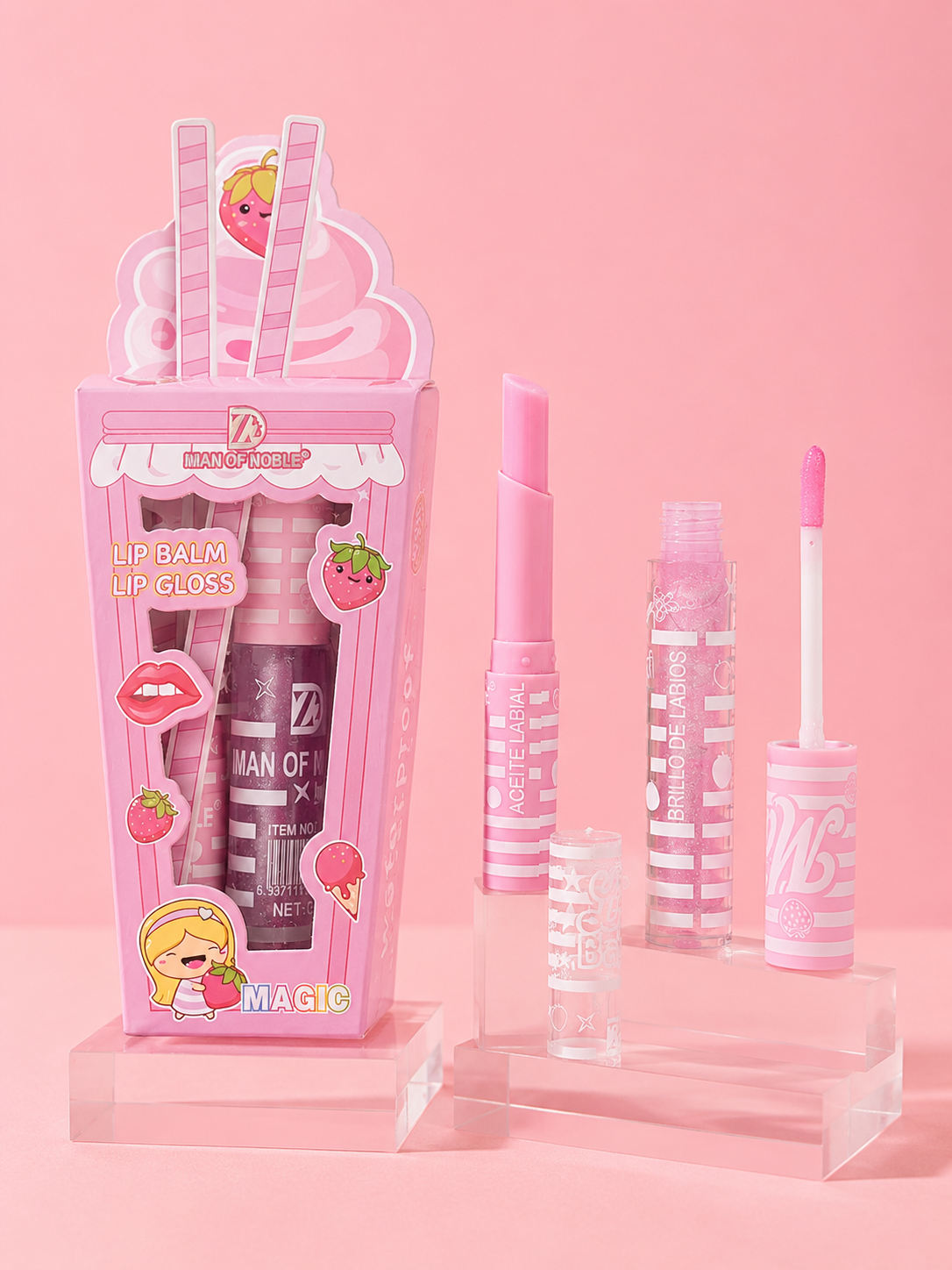 Kit Lip Gloss e Lip Balm