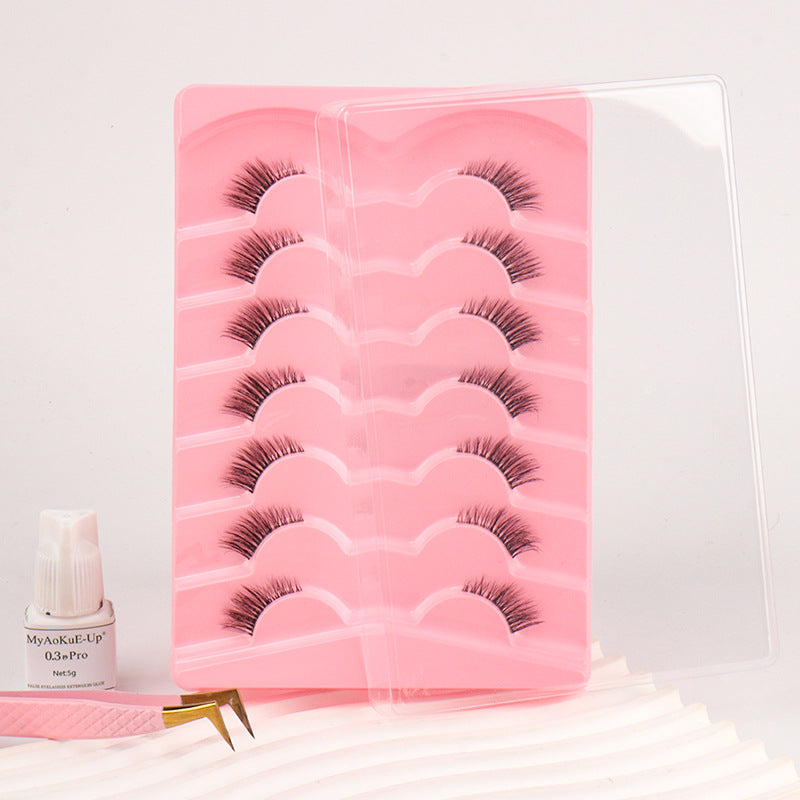 Kit com 7 Pares de Cílios Postiços