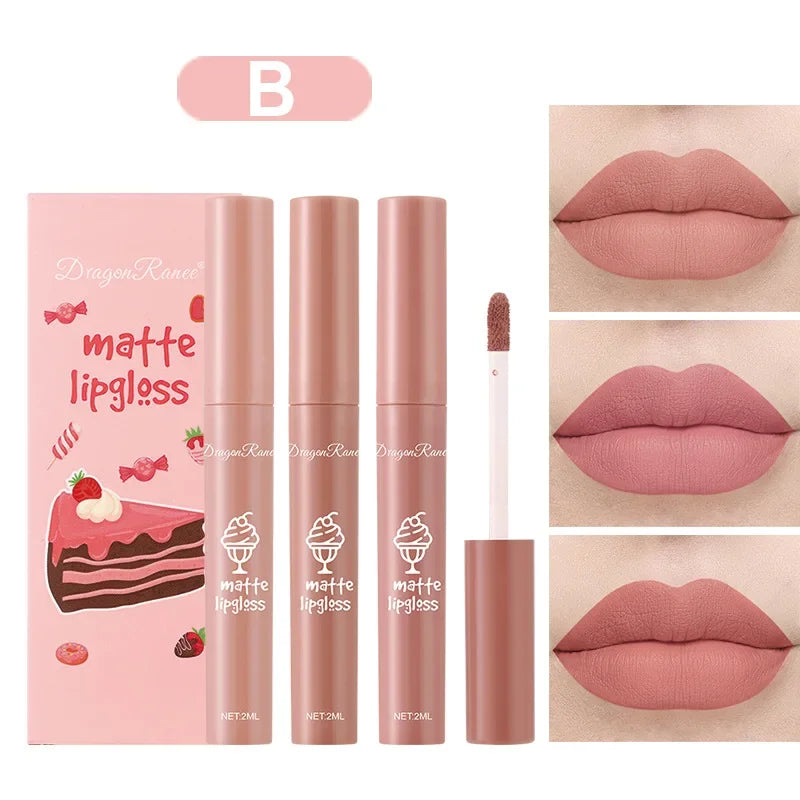 Kit 3 Batons Líquidos Matte