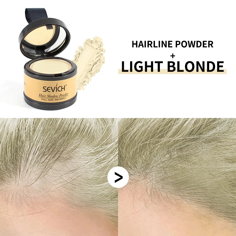 Corretivo em Pó para Linha do Cabelo – Cobertura Instantânea de Raízes e Falhas | À Prova D’Água | Unissex