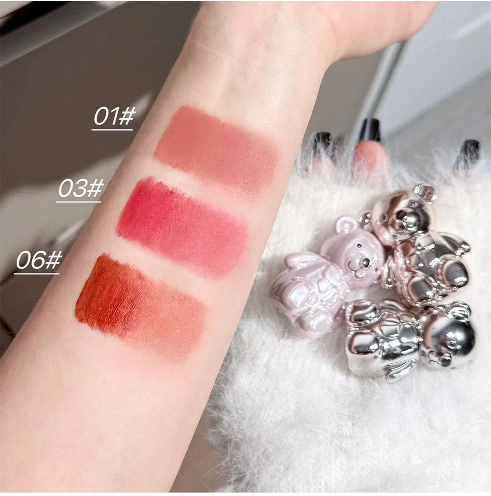 Kit de Maquiagem Completo 7 Peças Art Value – Batons Matte, Pó Compacto, Blush, Paleta de Sombras e Colar