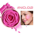 Blush em formato de rosa