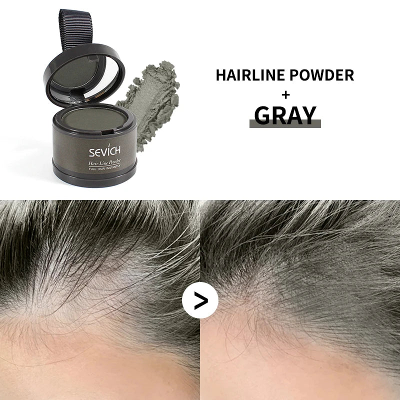 Corretivo em Pó para Linha do Cabelo – Cobertura Instantânea de Raízes e Falhas | À Prova D’Água | Unissex