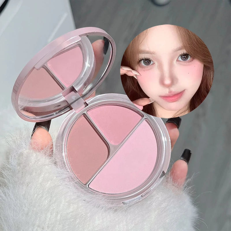Kit de Maquiagem Completo 7 Peças Art Value – Batons Matte, Pó Compacto, Blush, Paleta de Sombras e Colar