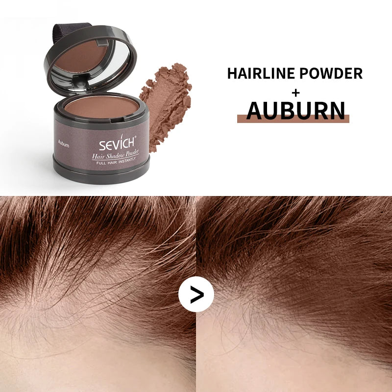 Corretivo em Pó para Linha do Cabelo – Cobertura Instantânea de Raízes e Falhas | À Prova D’Água | Unissex