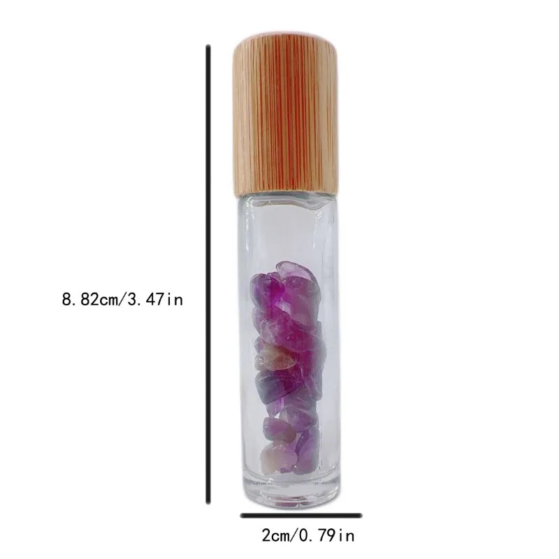 Kit 4 Frascos Roll-On de Cristal Natural