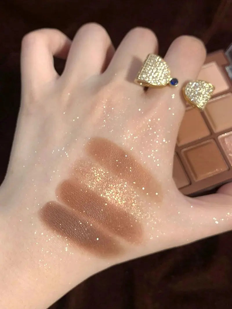 Paleta de Sombras Luxuosa 9 Cores