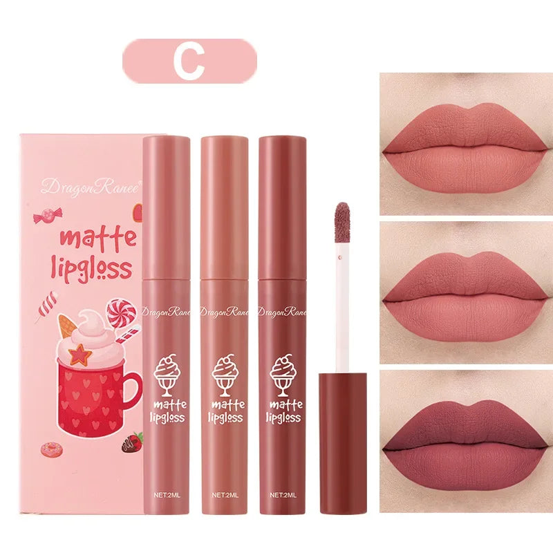 Kit 3 Batons Líquidos Matte
