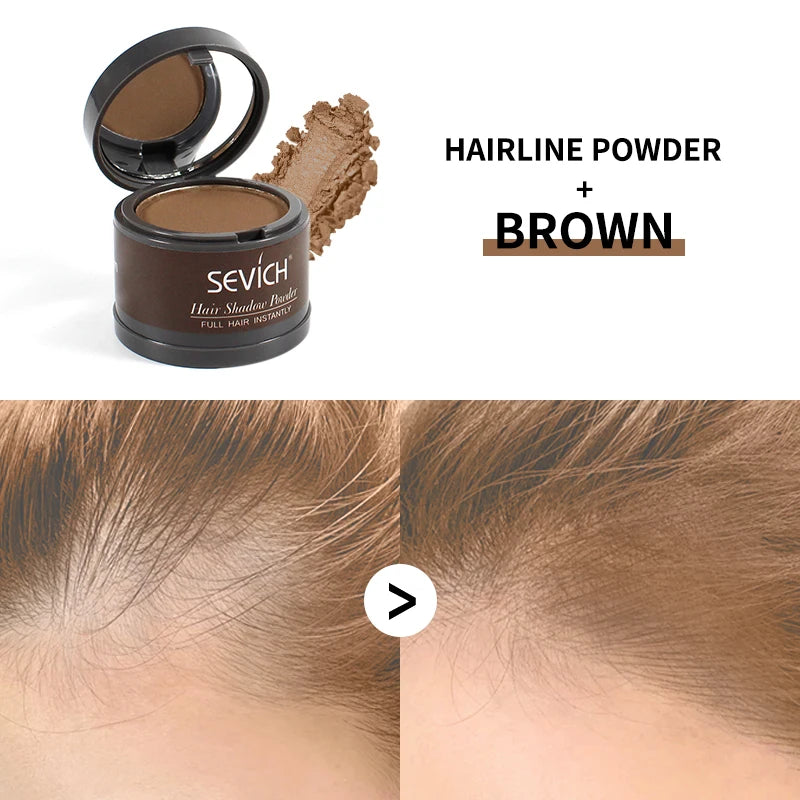Corretivo em Pó para Linha do Cabelo – Cobertura Instantânea de Raízes e Falhas | À Prova D’Água | Unissex