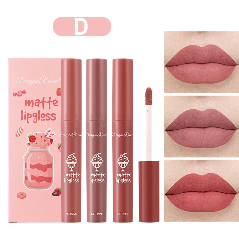 Kit 3 Batons Líquidos Matte