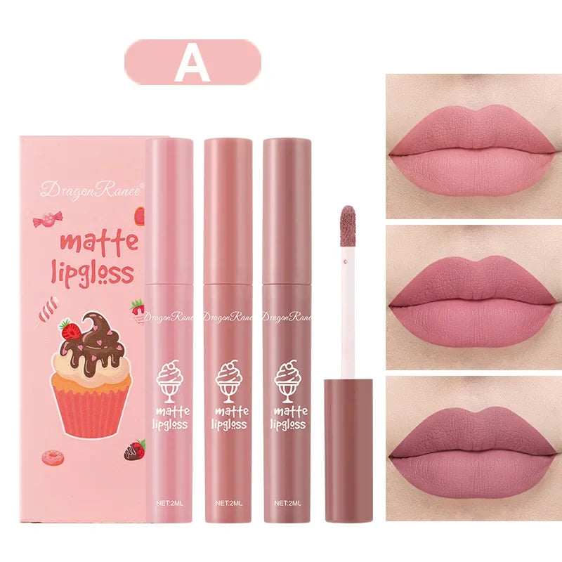 Kit 3 Batons Líquidos Matte