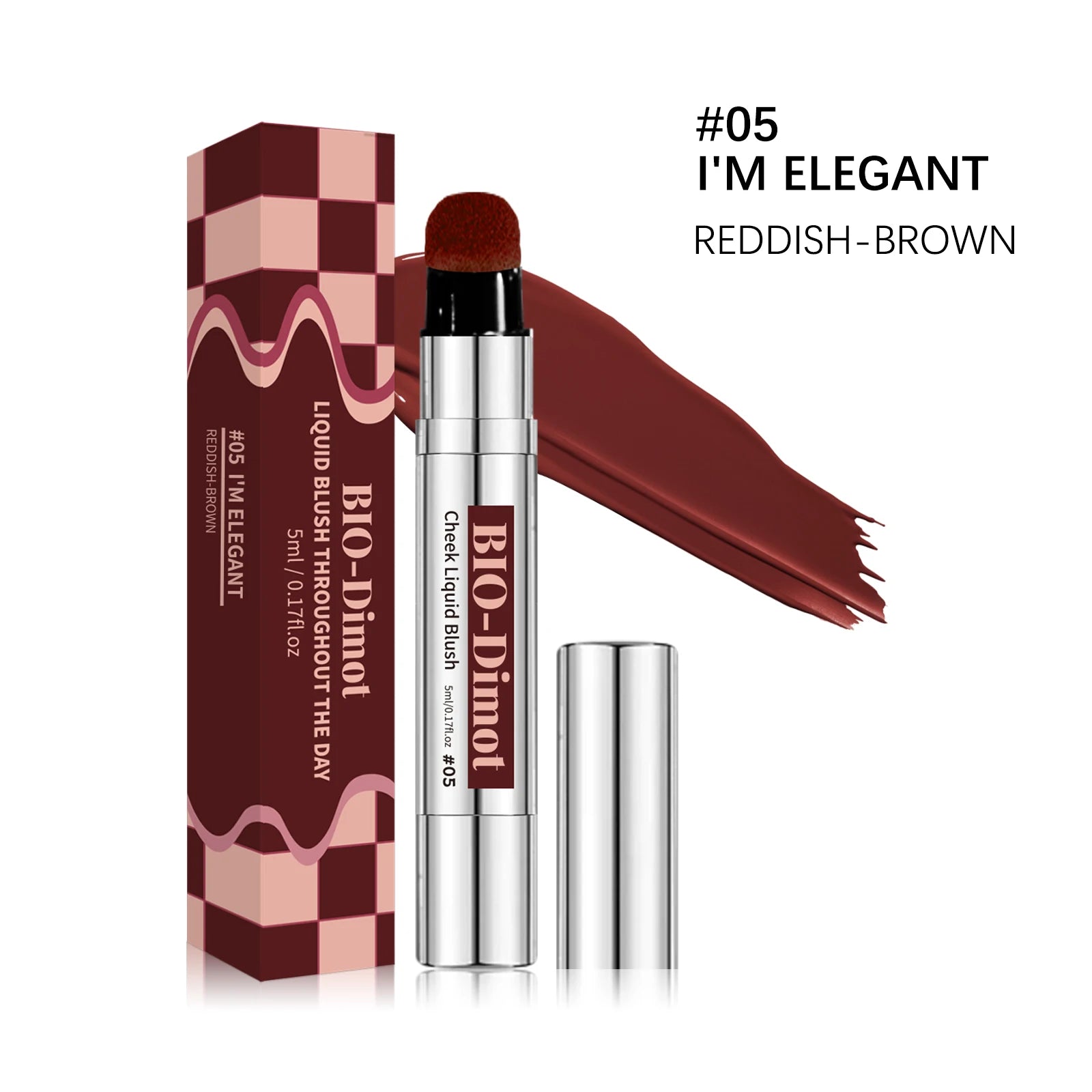 Blush Líquido Matte com Aplicador Esponja