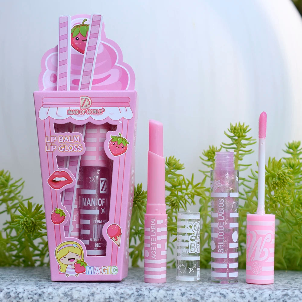 Kit Lip Gloss e Lip Balm