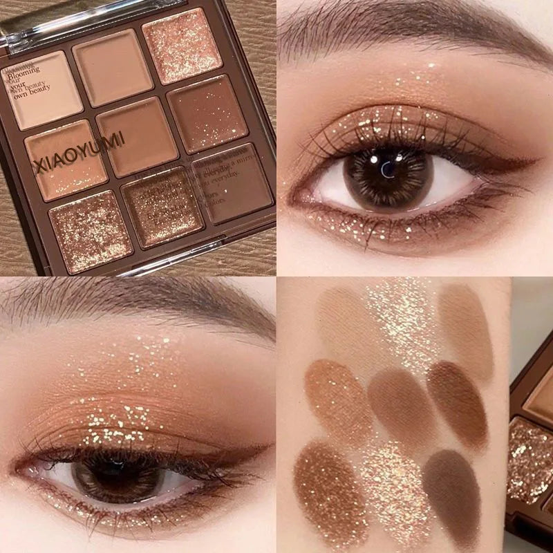 Paleta de Sombras Luxuosa 9 Cores