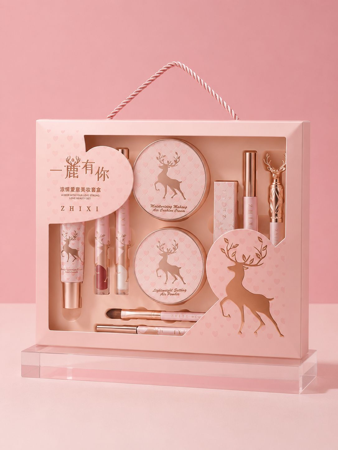 Kit de Maquiagem Completo 10 Peças