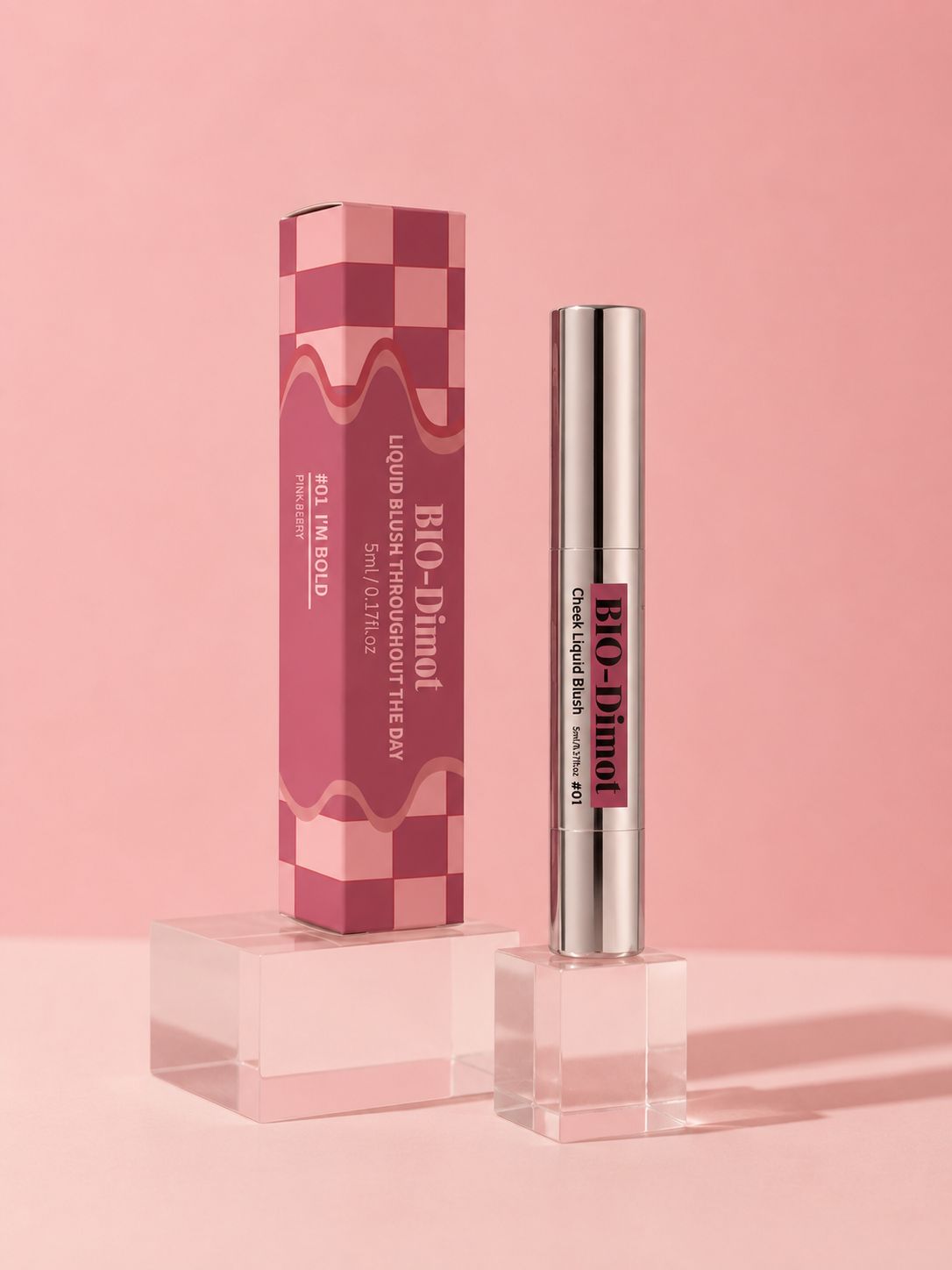 Blush Líquido Matte com Aplicador Esponja
